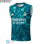 Senza Maniche Maglia Real Madrid 2026/2027 Verde Bianco Senza Maniche Maglia Real Madrid 2026/2027 Verde Bianco