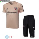 Formazione Set Completo Maglia São Paulo 2023/2024 Giallo Arancione Nero