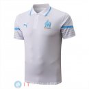 POLO Maglia Marseille 2022/2023 Bianco Blu