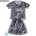 Maglia Set Completo Uomo Paris Saint Germain Portiere 2024/2025 Grigio