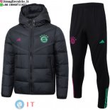 Giacca in Cotone Set Completo Bayern Monaco 23-24 Nero