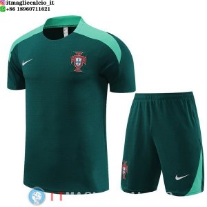 Formazione Maglia Set Completo Portogallo 2024 Verde