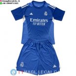 Maglia Set Completo Uomo Real Madrid Portiere 2025/2026 Blu