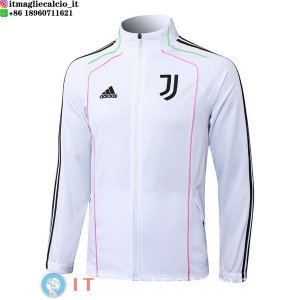 Giacca Lunga Zip Juventus 2025/2026 Bianco I Rosa