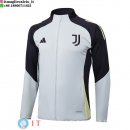Giacca Lunga Zip Juventus 2025/2026 Grigio Nero