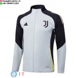 Giacca Lunga Zip Juventus 2025/2026 Grigio Nero