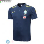 POLO Maglia Brasile 2022 Blu I Navy