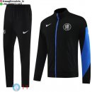 Giacca Set Completo Lunga Zip Chelsea 25-26 Nero Blu