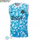 Senza Maniche Maglia Ajax 2023/2024 Blu Bianco