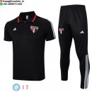 POLO Maglia Set Completo São Paulo 2023/2024 Nero