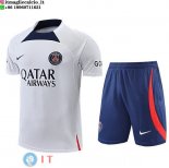 Formazione Maglia Set Completo Paris Saint Germain 2022/2023 Bianco II Blu