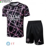 Formazione Maglia Set Completo Paris Saint Germain 2025/2026 Nero Rosa
