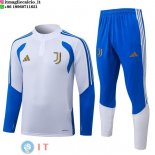 Tuta da Allenamento Bambino Juventus Mezza Cerniera 26-27 Bianco Blu Tuta da Allenamento Bambino Juventus Mezza Cerniera 26-27 Bianco Blu