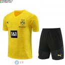 Formazione Bambino Set Completo Maglia Borussia Dortmund 2023/2024 Giallo I Nero