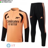 Felpa Da Allenamento Set Completo Arsenal 26-27 Arancione Nero Felpa Da Allenamento Set Completo Arsenal 26-27 Arancione Nero