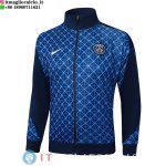 Giacca Lunga Zip Paris Saint Germain 25-26 Blu Navy Giacca Lunga Zip Paris Saint Germain 25-26 Blu Navy