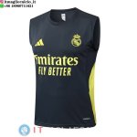 Senza Maniche Maglia Real Madrid 2025/2026 Grigio Giallo