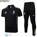 POLO Maglia Set Completo Juventus 2025/2026 Nero