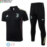 POLO Maglia Set Completo Juventus 2025/2026 Nero POLO Maglia Set Completo Juventus 2025/2026 Nero