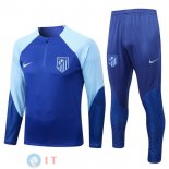 Giacca Set Completo Atletico Madrid 22-23 Blu