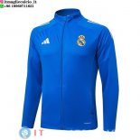 Giacca Lunga Zip Real Madrid 2025/2026 Blu Bianco