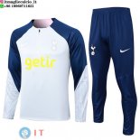 Felpa Da Allenamento Set Completo Tottenham Hotspur 23-24 Grigio Luce Blu