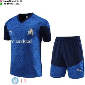 Formazione Set Completo Maglia Marseille 2023/2024 Blu