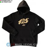 Giacca Felpa Cappuccio AC Milan 25-26 Nero Giallo