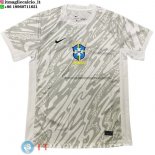 Thailandia Maglia Brasile Portiere 2024 Bianco
