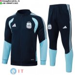 Giacca Full Zip e Pantaloni Allenamento Argentina 2026 Blu Navy Giacca Full Zip e Pantaloni Allenamento Argentina 2026 Blu Navy