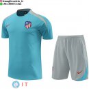 Formazione Maglia Set Completo Atletico Madrid 2023/2024 Blu Grigio