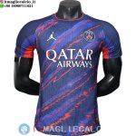 Maglia Paris Saint Germain Speciale Giocatori 2025/2026 Nero Rosso Purpureo