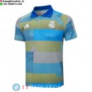 POLO Maglia Real Madrid 2025/2026 Blu Giallo