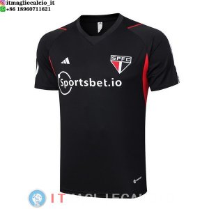 Formazione Maglia São Paulo 2023/2024 Nero Rosso