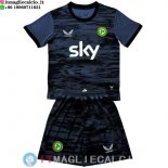 Maglia Set Completo Uomo Irlanda Portiere 2026 Nero Grigio