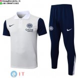 POLO Maglia Set Completo Inter Milan 2025/2026 Grigio Blu POLO Maglia Set Completo Inter Milan 2025/2026 Grigio Blu