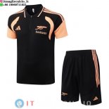 POLO Maglia Set Completo Arsenal 2026/2027 Nero Arancione POLO Maglia Set Completo Arsenal 2026/2027 Nero Arancione