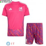 Maglia Messico Set Completo Uomo Portiere 2026 Rosa