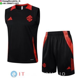 Senza Maniche Set Completo Maglia Internacional 2025/2026 Nero