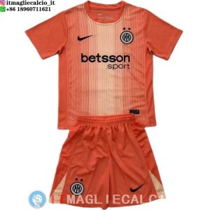 Maglia Portiere Set Completo Uomo Inter Milan 2025/2026 Arancione