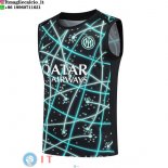 Senza Maniche Maglia Inter Milan 2025/2026 Verde Nero