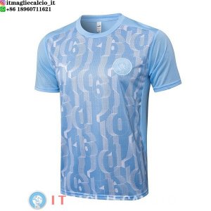 Formazione Maglia Manchester city 2024/2025 Blu Luce
