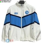 Giacca A Vento Napoli 25-26 Bianco Blu Giacca A Vento Napoli 25-26 Bianco Blu