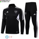 Giacca Set Completo Lunga Zip Atletico Mineiro 23-24 Nero Bianco