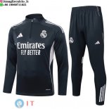 Felpa Da Allenamento Set Completo Real Madrid 25-26 Grigio Navy Felpa Da Allenamento Set Completo Real Madrid 25-26 Grigio Navy