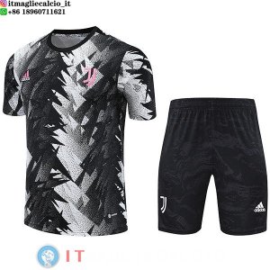 Formazione Set Completo Maglia Juventus 2023/2024 Grigio Nero