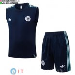 Senza Maniche Set Completo Maglia Germania 2026 Blu Navy Senza Maniche Set Completo Maglia Germania 2026 Blu Navy