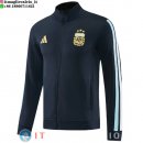 Giacca Full Zip Allenamento Argentina 2026 Grigio Blu