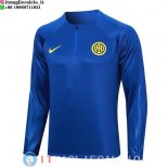 Felpa Da Allenamento Inter Milan 23-24 Blu Giallo