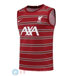 Senza Maniche Maglia Liverpool 2022/2023 Rosso